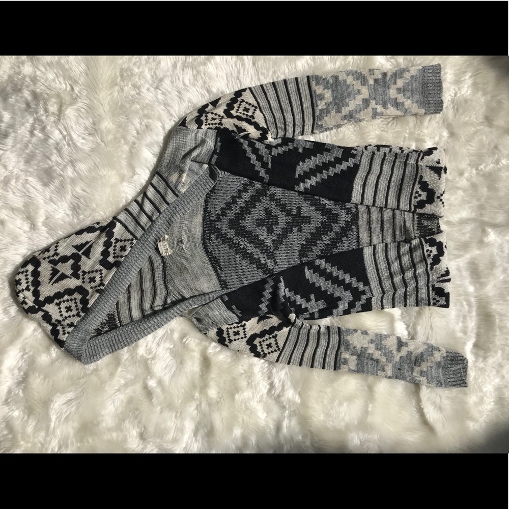Extra-long Tribal Cardigan